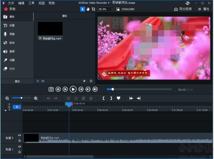 飛鳥(niǎo)剪輯ACDSee Video Studio