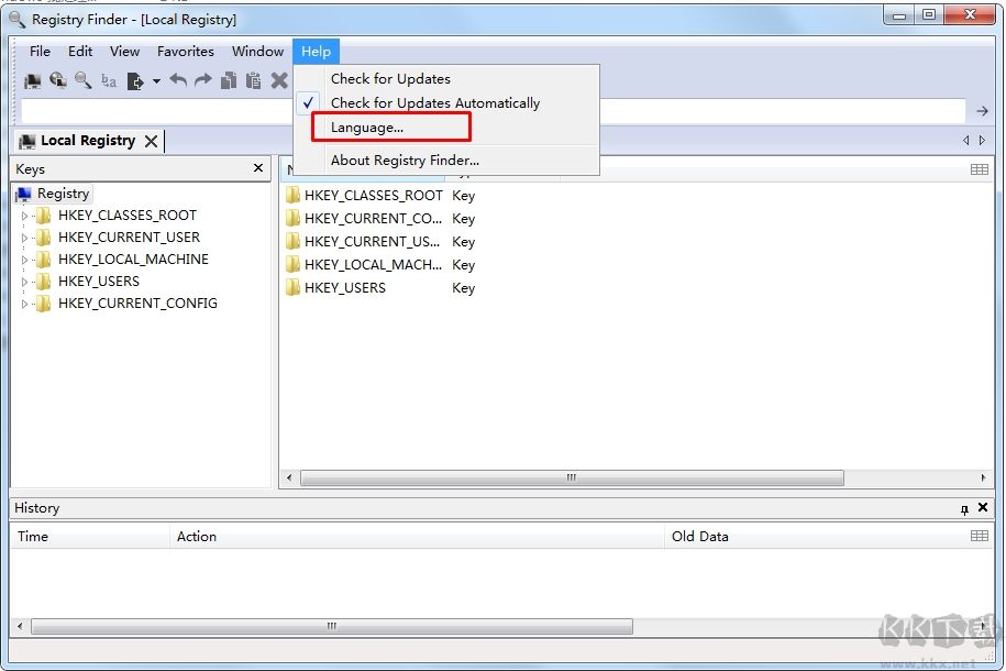 注冊(cè)表管理工具Registry Finder