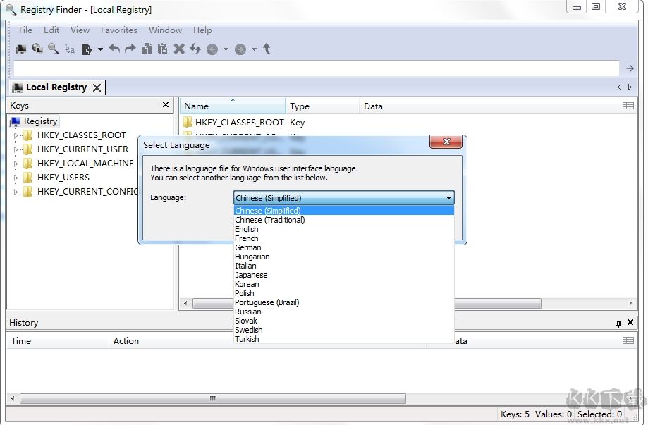 注冊(cè)表管理工具Registry Finder