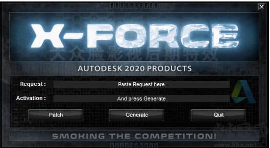 Autodesk2020注冊(cè)機(jī)X-Force通用版