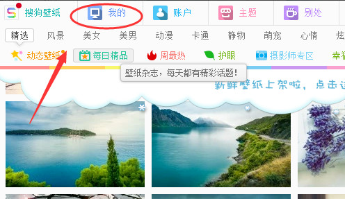 搜狗壁紙電腦版怎么自動(dòng)切換