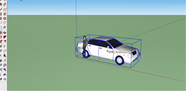 sketchup軟件創(chuàng)建汽車(chē)模型教程4