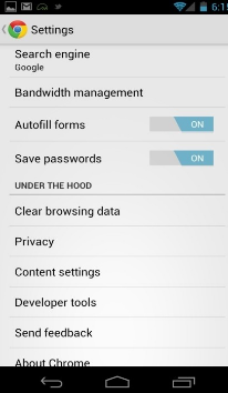 谷歌瀏覽器手機(jī)版