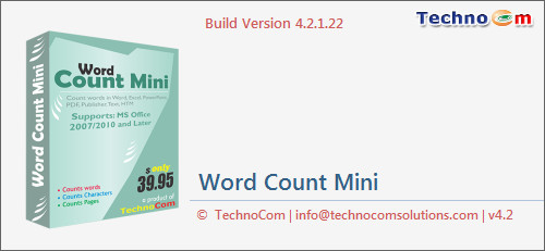 word字數(shù)統(tǒng)計軟件(Word Count Mini) 字數(shù)統(tǒng)計軟件