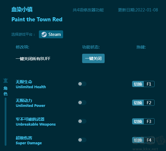 血染小鎮(zhèn)四項修改器