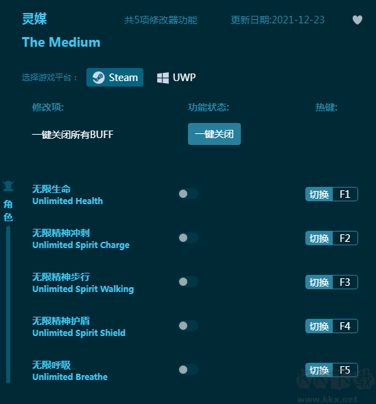靈媒五項修改器
