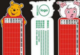 卡通風格可愛課表模板 