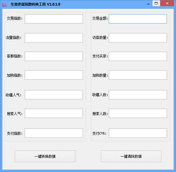 生意參謀指數(shù)轉換工具