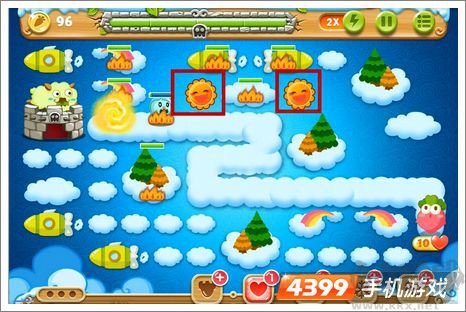 保衛(wèi)蘿卜2第60關(guān)攻略
