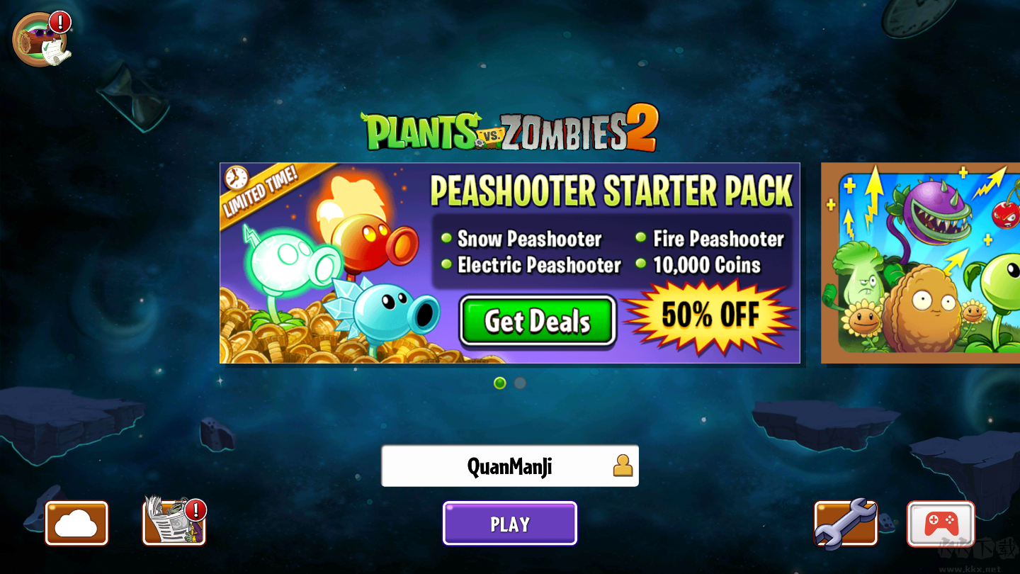 植物大戰(zhàn)僵尸2國(guó)際版中文破解版