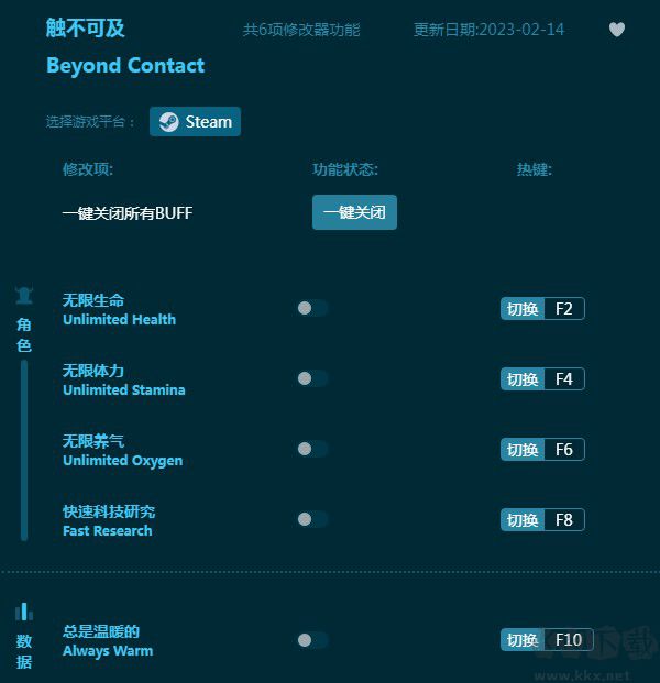 觸不可及六項修改器