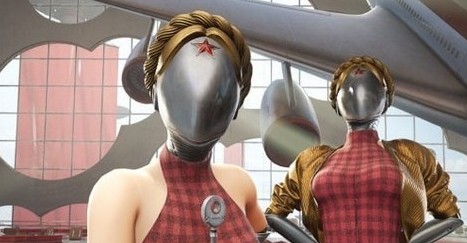 [原子之心MOD]雙生舞伶女機(jī)器人紅色格子連體服MOD