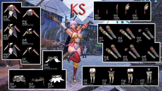 怪物獵人崛起曙光王國騎士套裝美化MOD