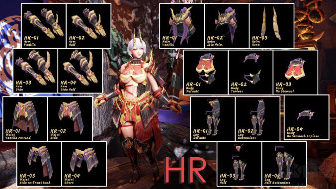 怪物獵人崛起曙光性感風怨虎龍?zhí)籽bMOD