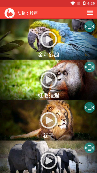 動物手機(jī)鈴聲純凈版