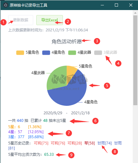 原神抽卡記錄導(dǎo)出工具免費(fèi)版
