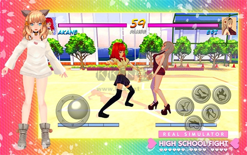 高中女生戰(zhàn)斗模擬器官方版