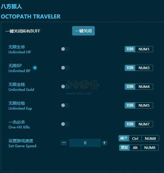 八方旅人八項(xiàng)風(fēng)靈月影修改器