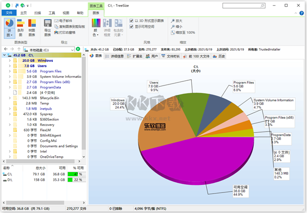 TreeSize(磁盤數(shù)據(jù)管理工具)