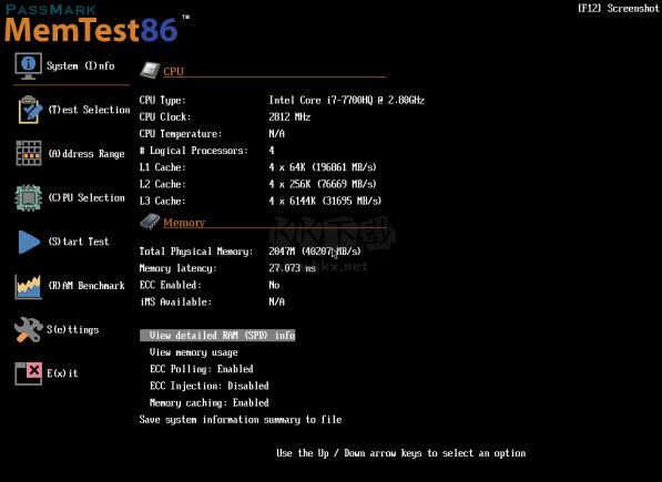memtest86(內(nèi)存測試軟件)