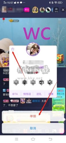 嗨秀秀場如何舉報別人3