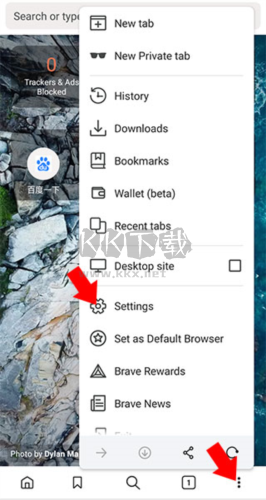 brave瀏覽器官方版怎么設(shè)置中文圖片1