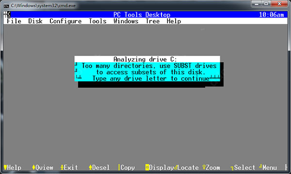 PCTools(DOS硬盤掃描修復(fù)工具)