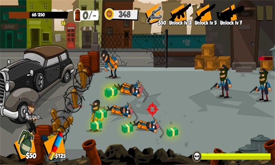 黑幫城市戰(zhàn)爭防御安卓版