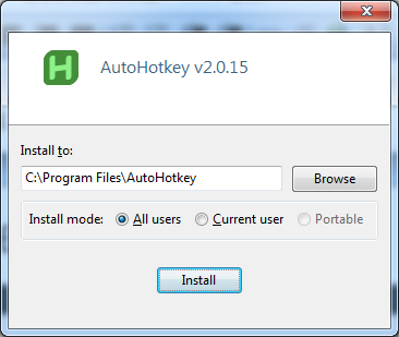 AutoHotkey(熱鍵腳本語(yǔ)言編輯器)