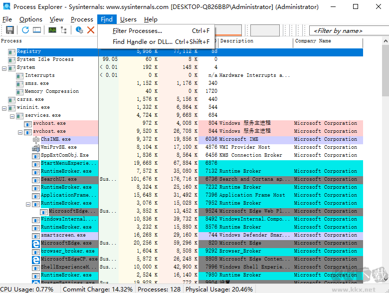 Process Explorer(電腦進(jìn)程管理器)