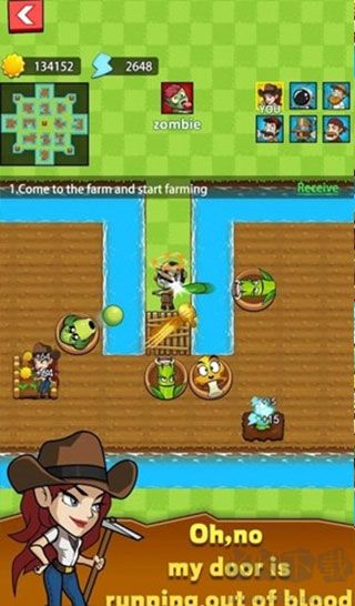 農(nóng)夫大戰(zhàn)僵尸無限金幣版