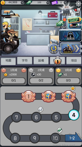 僵尸防御尸速摩托游戲