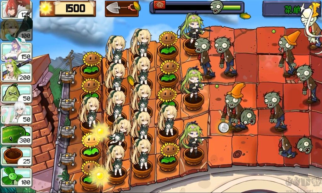 植物娘大戰(zhàn)僵尸電腦版