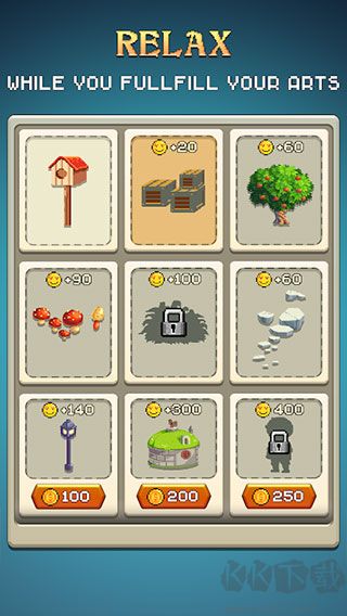 像素藝術(shù)彩色島