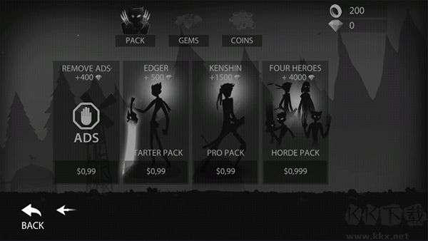 火柴人暗影之旅內置菜單版