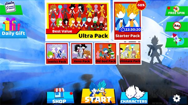 火柴人悟空格斗全人物解鎖