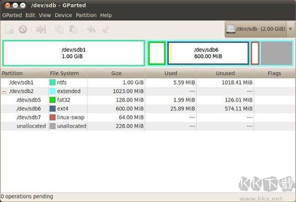 GParted(linux磁盤分區(qū)工具)