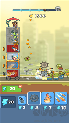 僵尸防御綠色版