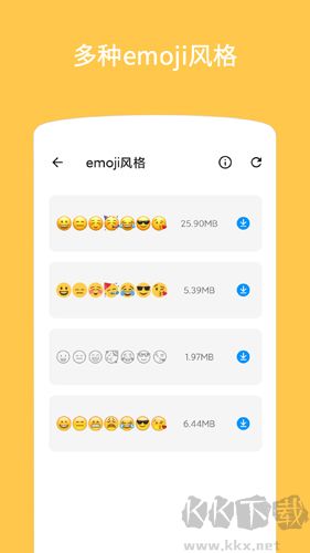 Emoji表情貼圖最新版本