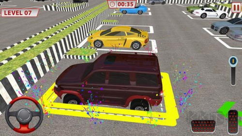 SUV轎車停車3D
