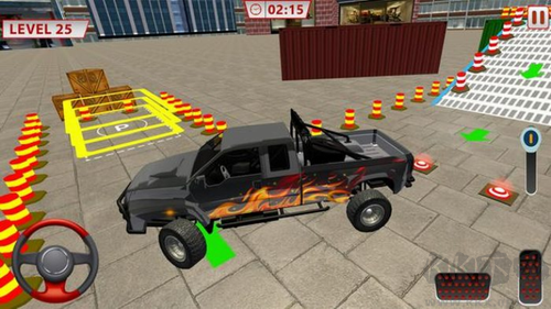 SUV轎車停車3D