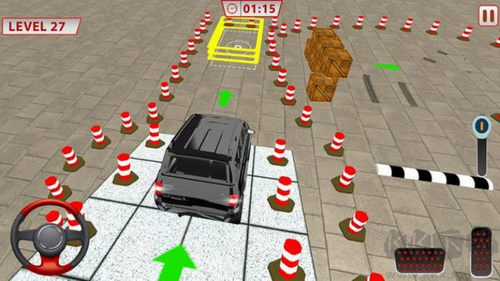 SUV轎車停車3D
