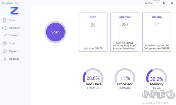 ZookaWare Pro(電腦優(yōu)化清理軟件)