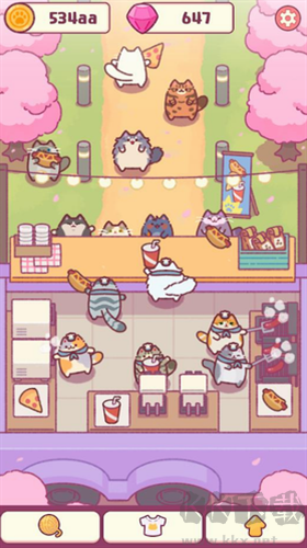 貓咪小吃店游戲
