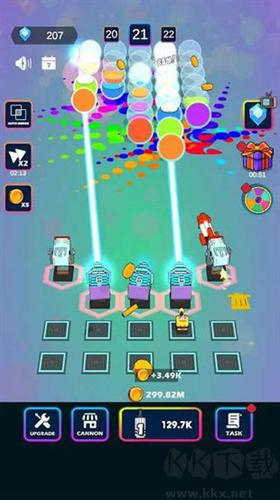 彩色轟炸3D無(wú)限金幣版