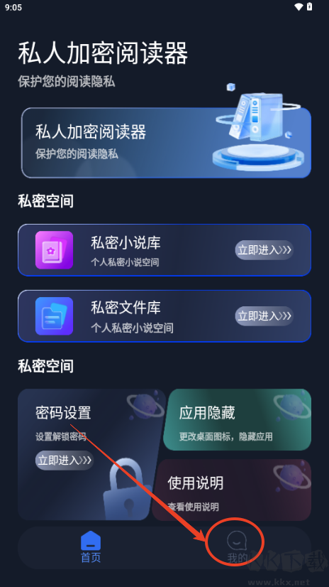 私人加密閱讀器