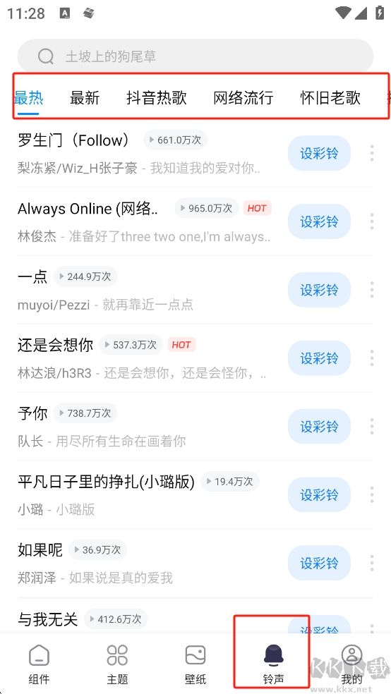 萬(wàn)能小組件(top widget)