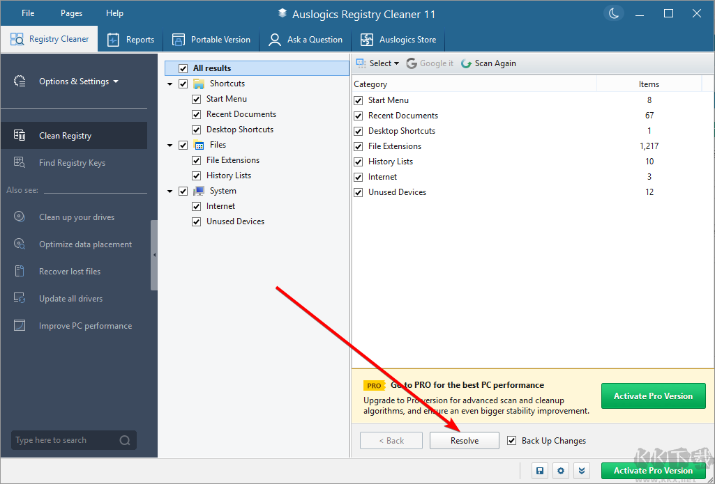 Auslogics Registry Cleaner(注冊(cè)表清理)