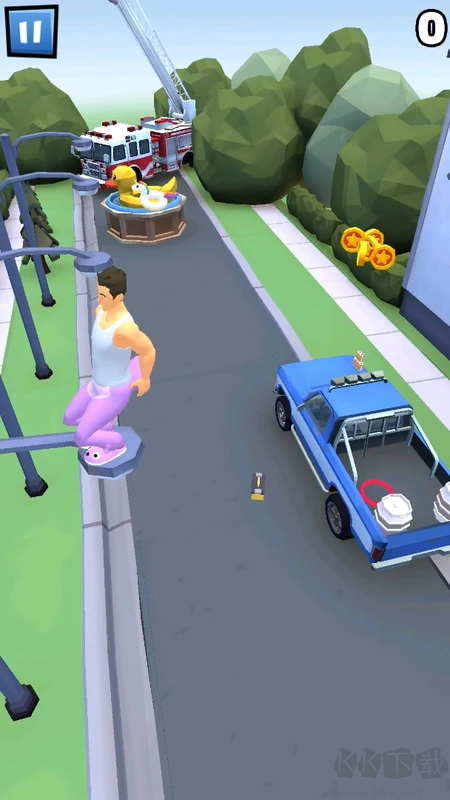街頭跳水