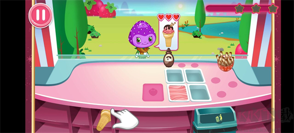 草莓甜心冰激凌島